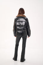 Genuine Mink Fur Down Fill Jacket - SJB-DIAMOND ELITES