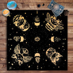 Tarot Tablecloth Board Game Decorative Cloth Have Your Power Mandala Moon Phase Floral Butterfly Tablecloth Pi-Mart