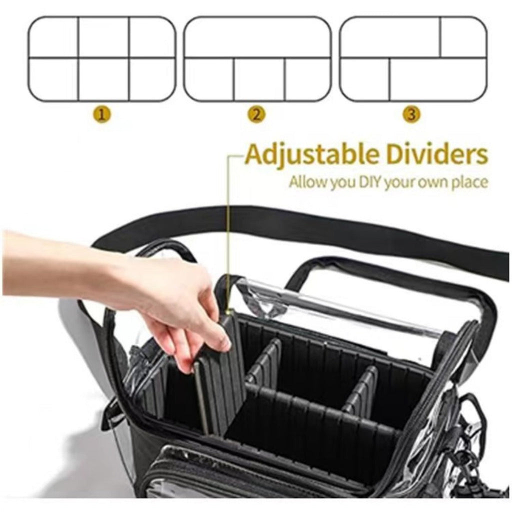 Portable vanity case transparent cosmetic bag, toilet bag storage bag, cosmetic bag transparent bag, Transparent Cosmetic Bag, - SJB-DIAMOND ELITES