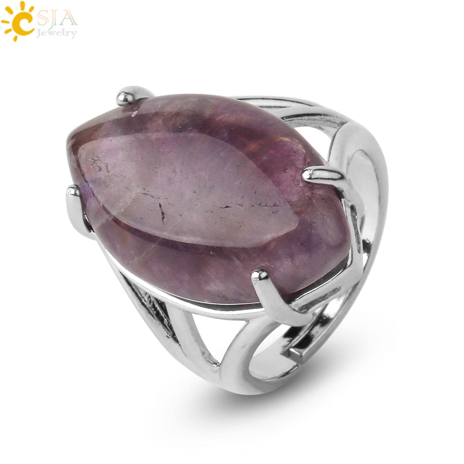 Natural Crystal Rings Pi-Mart