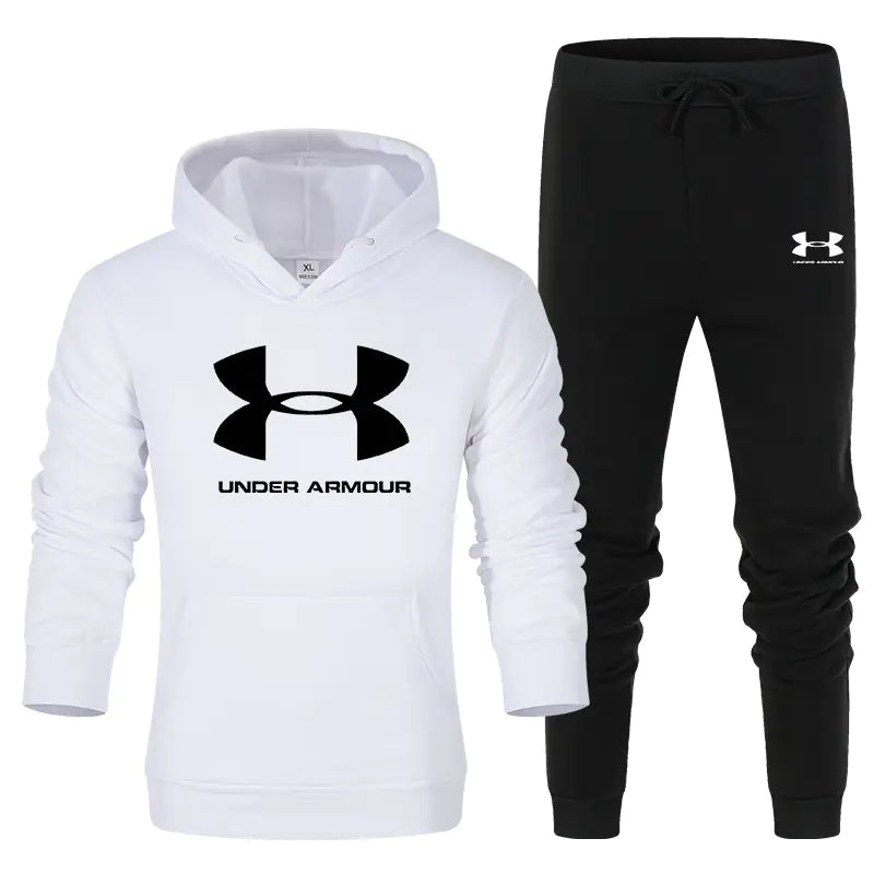 Men's Solid Color Thick Jacket Set for Spring and Autumn Pi-Mart