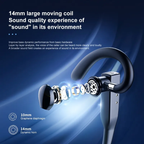 Comfortable Bluetooth Earpiece Wireless Earphone Bluetooth 5.0 Handsfree Earpiece Noise Cancelling HiFi Headset With Dual HD Mic For All Smart Phones Ear Wireless Bluetooth Sport Lightweight Headphones With Case Standby Time For Business Workout Driving Stevvex