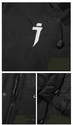 Men's Loose Casual Fish Mouth Hat Cotton-padded Jacket