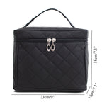 Folding mirror cosmetic bag, large capacity multi-functional toilet bag, travel waterproof storage bag, - SJB-DIAMOND ELITES