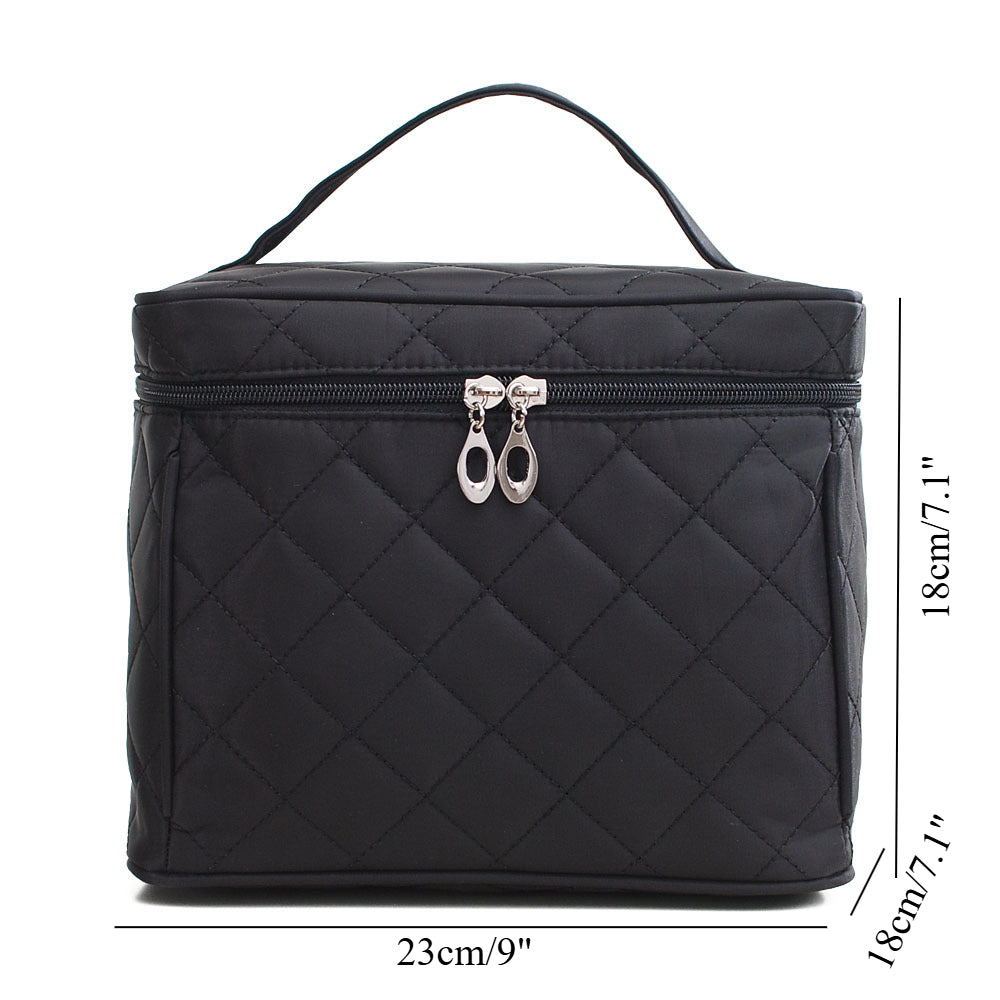 Folding mirror cosmetic bag, large capacity multi-functional toilet bag, travel waterproof storage bag, - SJB-DIAMOND ELITES