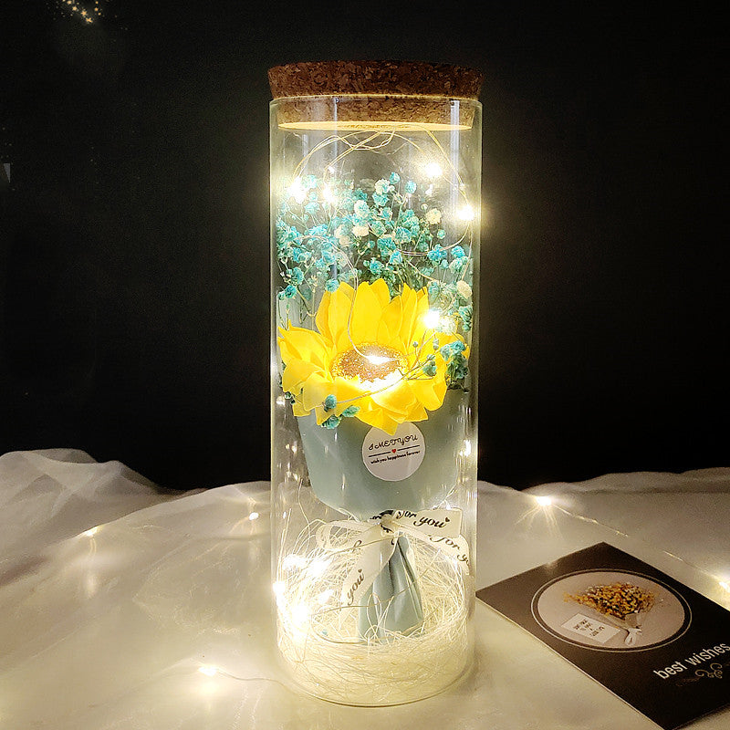 Sunflower Gypsophila Bouquet Pi-Mart