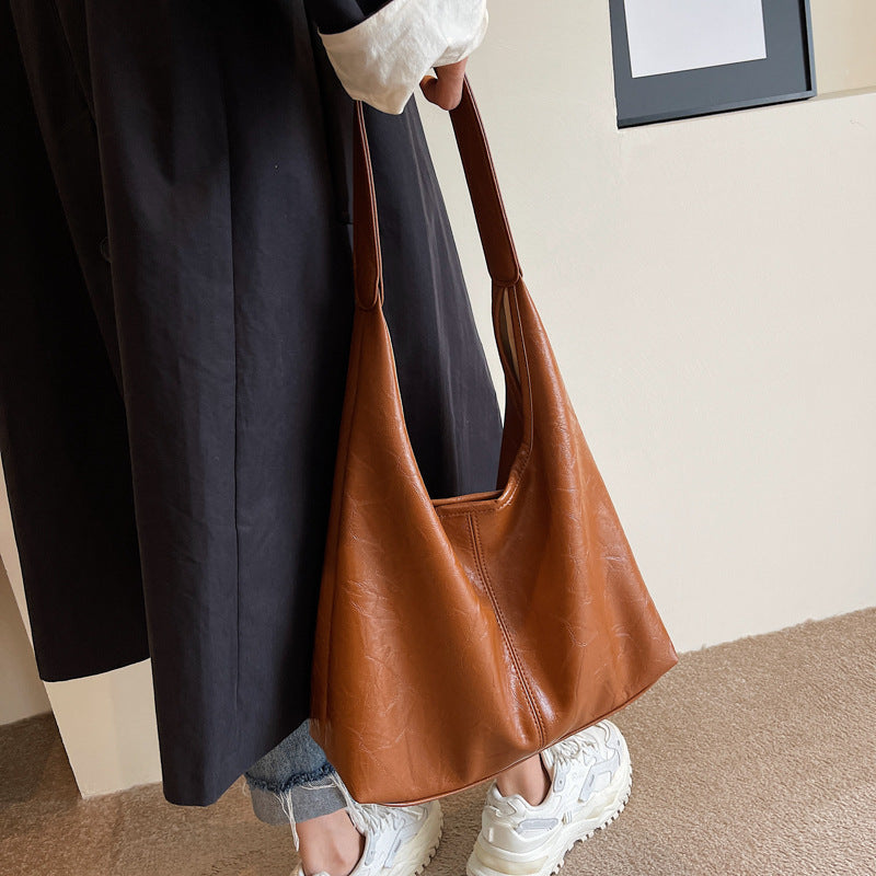 2pcs Composite Bag Fashion Shoulder Bag With Clutch Bag Casual Commuting Large Capacity Hobo Tote Bags Women Pi-Mart
