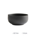 Nordic Ceramic Rice Bowl Steak Plate Deep  Household Tableware Dish Set Pi-Mart
