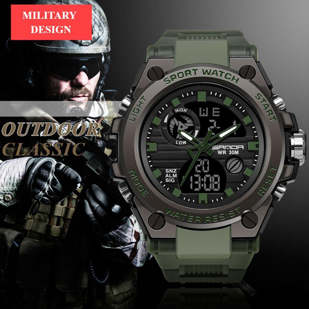 Military Solider Brand G Style Men Digital Sports Fashion Waterproof 30M Electronic Wristwatch For Men and Woman - SJB-DIAMOND ELITES