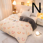 Thick Coral Fleece Double Plush Duvet Cover Pi-Mart