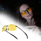 Polarized HD Night Driving Vision Glasses For Men & Women Aviator Sunglasses Pi-Mart
