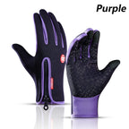Waterproof Touchscreen Winter Gloves - Windproof Cold Weather Gloves for Cycling Skiing Hiking (Unisex, -5°C)