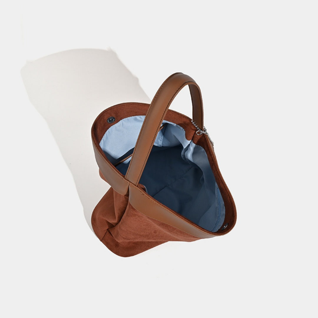 Design suede bucket bag, suede hobo bag for women, vintage minimalist tote hobo bag for women - SJB-DIAMOND ELITES