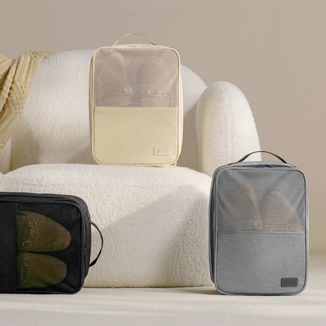 Shoe storage bag, anti-splashing thickened shoe box, travel storage shoe bag, can accommodate three pairs of shoe storage bag - SJB-DIAMOND ELITES