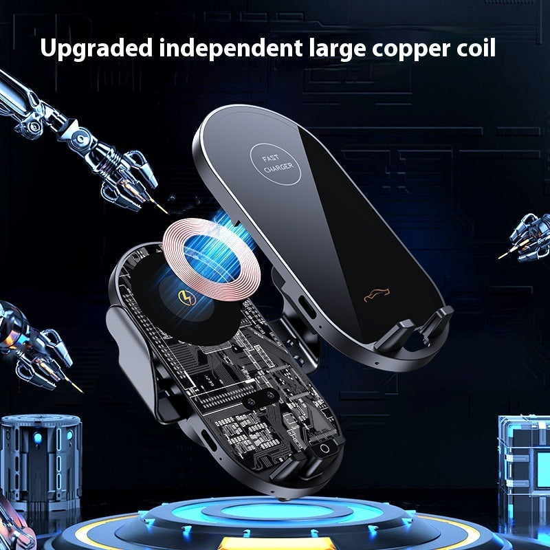 Car Phone Holder 66W Fast Charging Wireless Charger Pi-Mart