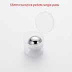 Stainless Steel Round Whisky Stone Suit Ice Hockey Wine Supplies Pi-Mart