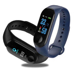 Proffesional Smart Sport Watch With  Band Blood Pressure Monitor and Bracelet M3Plus Wristband for Men and Women In Modern Design - SJB-DIAMOND ELITES