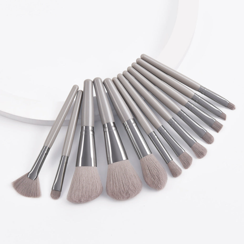 Set Of 12 Portable Makeup Brushes Pi-Mart