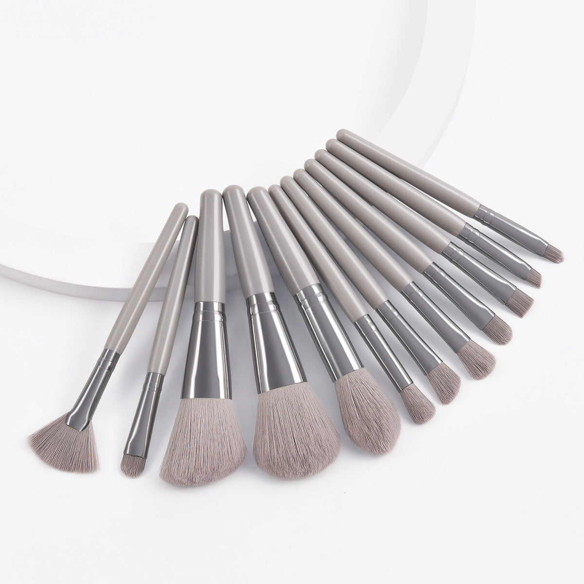 Set Of 12 Portable Makeup Brushes Pi-Mart