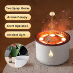 New Creative Ultrasonic Essential Oil Humidifier Volcano Aromatherapy Machine Spray Jellyfish Air Flame Humidifier Diffuser Pi-Mart