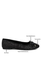 Sequin Ballet Flats - Glam Comfort Shoes | Femstylo