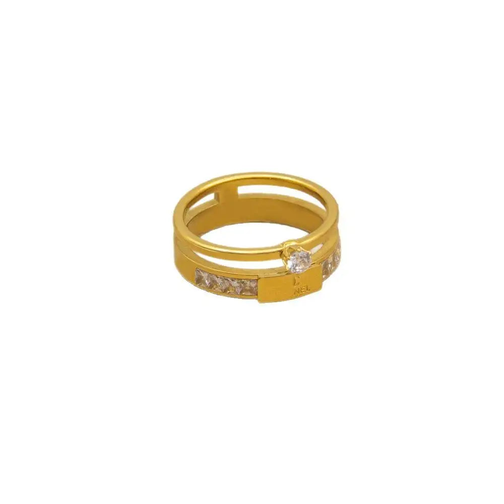 Non-fading Special Interest Light Luxury Fashion Double-layer Ring Lootquake LLC