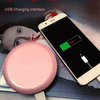 Charging Treasure Makeup Mirror With Light - SJB-DIAMOND ELITES