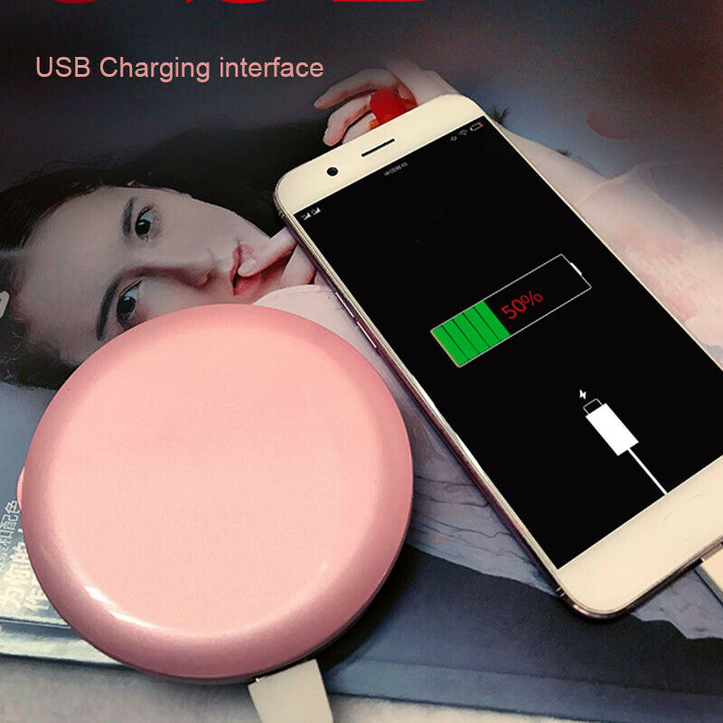 Charging Treasure Makeup Mirror With Light - SJB-DIAMOND ELITES
