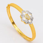 Silver Ornament Light Luxury Custom 925 Gold Single Flower Bracelet Pi-Mart