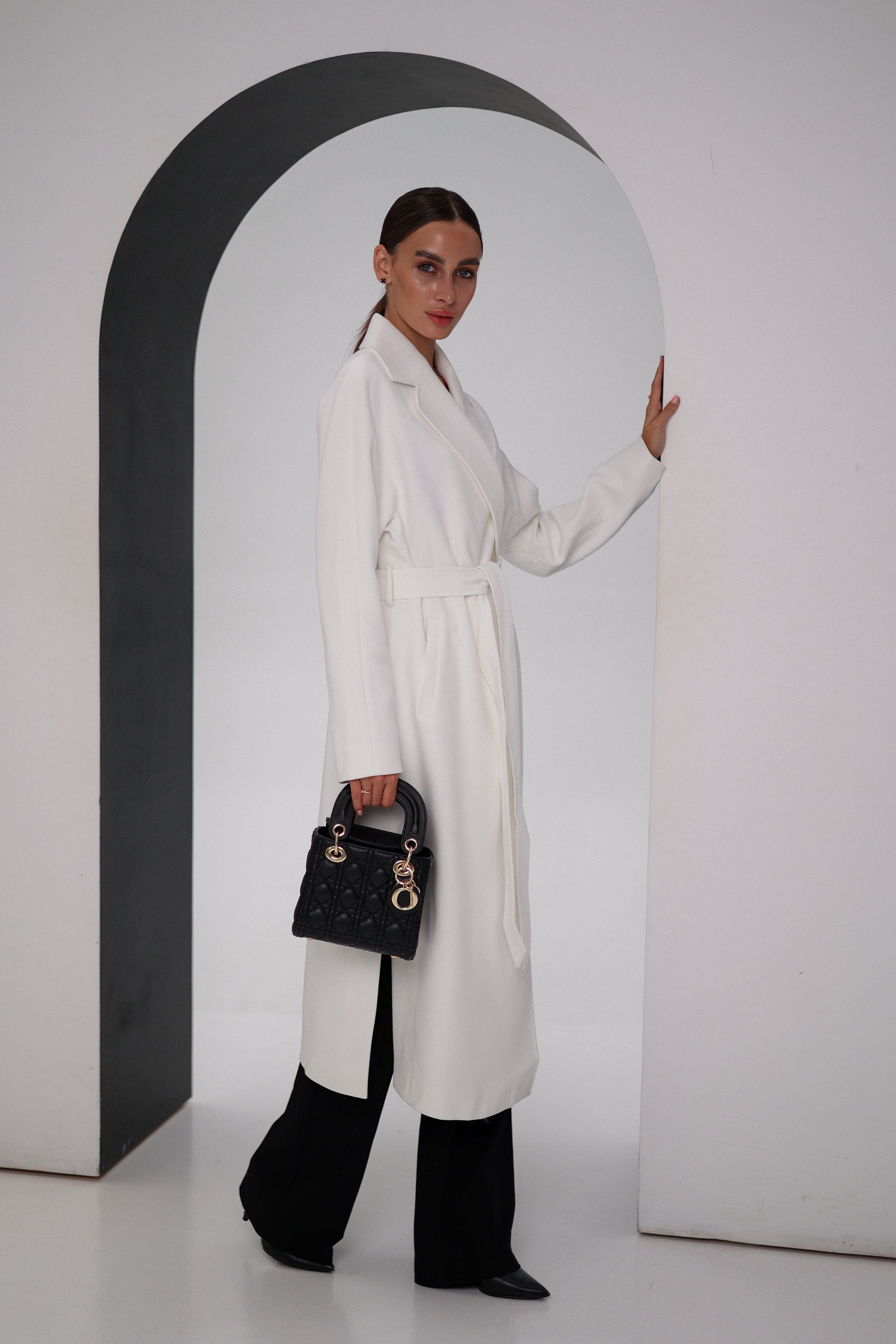 Pre-Order. Re-Stock Ships February 2026. Cambridge Comfort Wraparound Wool Cashmere Coat - SJB-DIAMOND ELITES