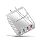 USB Charger Quick Charge 3.0 4 Phone Adapter For Tablet Portable Wall Mobile Charger Fast Charger Pi-Mart