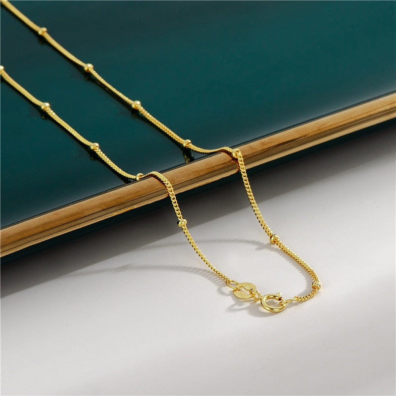 18K Gold Plated Necklaces Pi-Mart