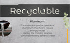 Wavy Recycled Aluminum Snack And Nut Bowl Minimal Design