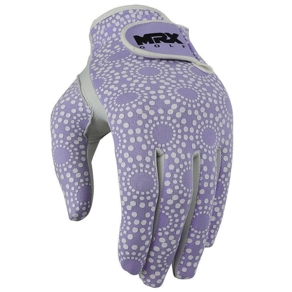 New Women Golf Gloves Cabretta Leather Purple MRX Products