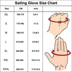 Sailing Gloves Full Finger Cold Weather Blue Grey Amara Neoprene - SJB-DIAMOND ELITES