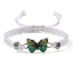 Couple Butterfly Buckle Braided Bracelet Pi-Mart