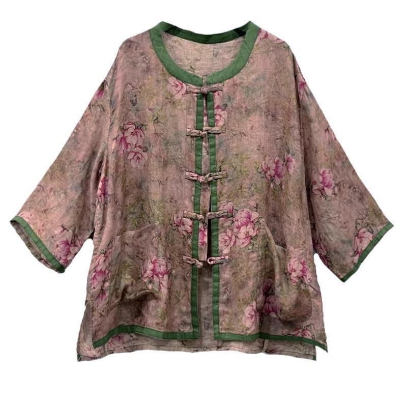 Cardigan Artistic Casual Loose Large Size Cropped Sleeve Top Pi-Mart