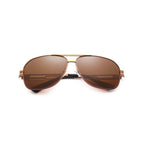 Luxury NEW Model Business  Men Square Polarized Sunglasses Male Eyewear Aviation Alloy Frame With UV400 Protection and High Quality Metal Frame - SJB-DIAMOND ELITES