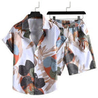 Men's Casual Suit 3D Digital Printing Short Sleeve Shirt Hawaii Suit Lootquake LLC