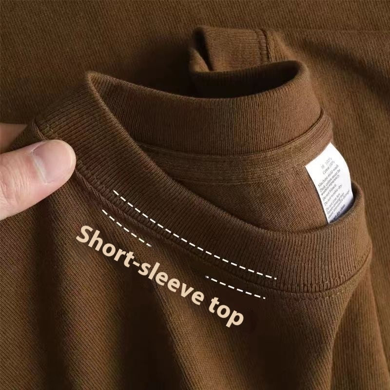 Cotton Round Neck Thick Bottoming Shirt
