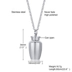 Openable Earthen Jar Columbarium Shape Pendant Pi-Mart