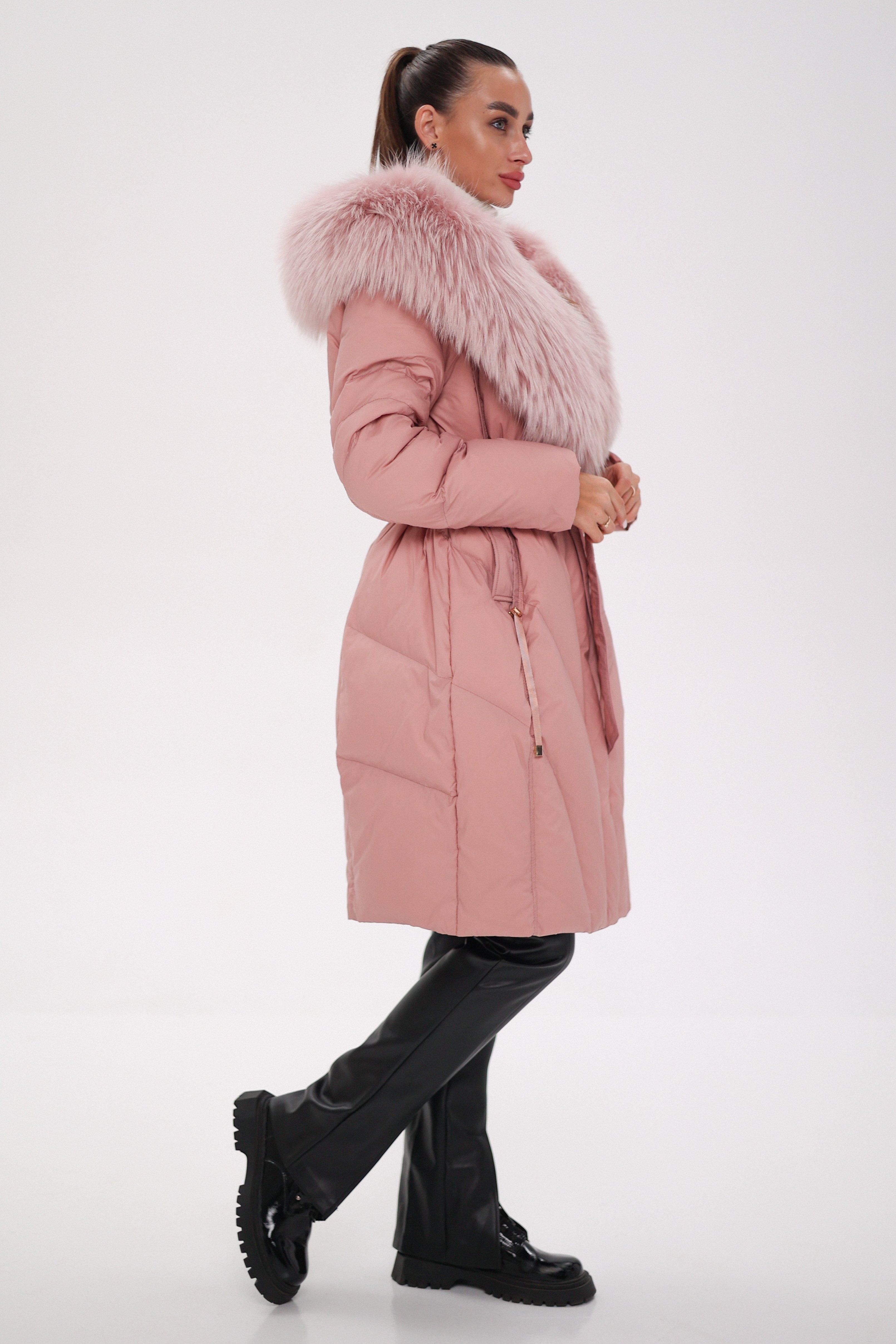 Genuine Fox Down Coat - SJB-DIAMOND ELITES