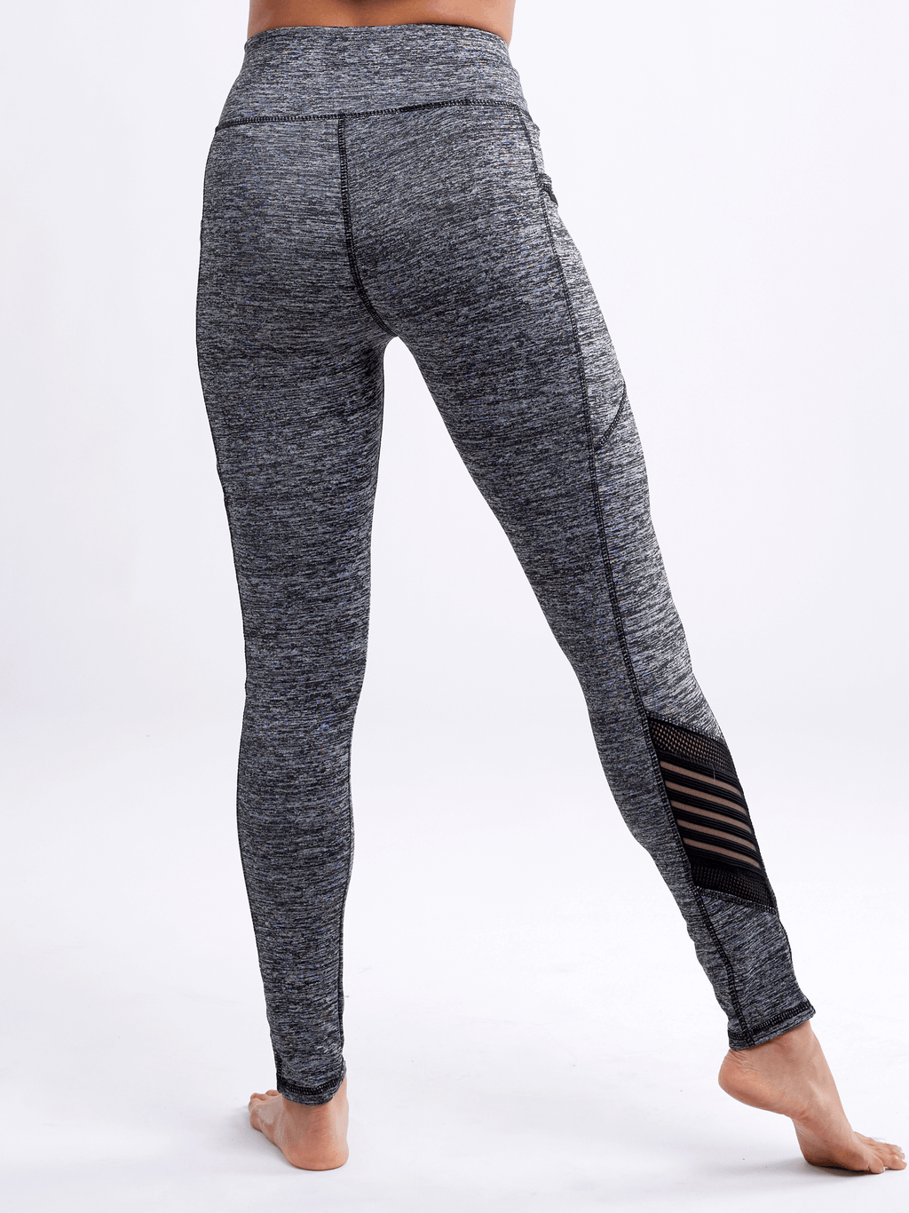 JupiterGear High-Waisted Pilates Leggings with Side Pockets & Mesh Pan - SJB-DIAMOND ELITES
