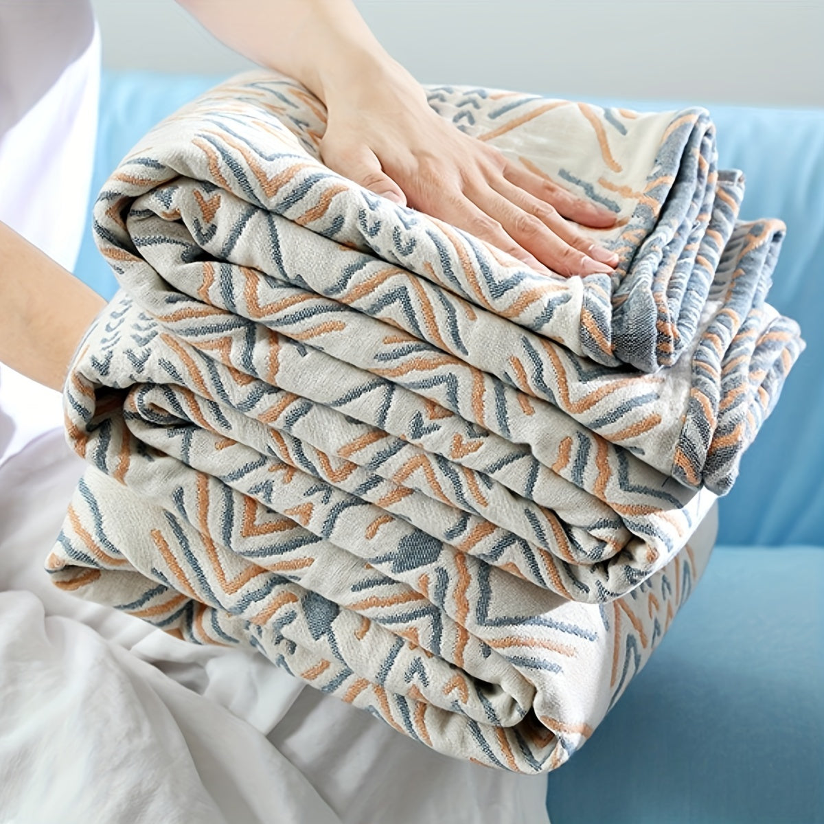 Versatile All-Season Sofa Towel Blanket - Reversible, Machine Washable, Perfect for Camping & Gifts Lootquake LLC