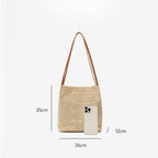 Woven hobo, summer bohemian hobo shoulder purse, magnetic buckle shoulder tote, summer beach straw bag - SJB-DIAMOND ELITES