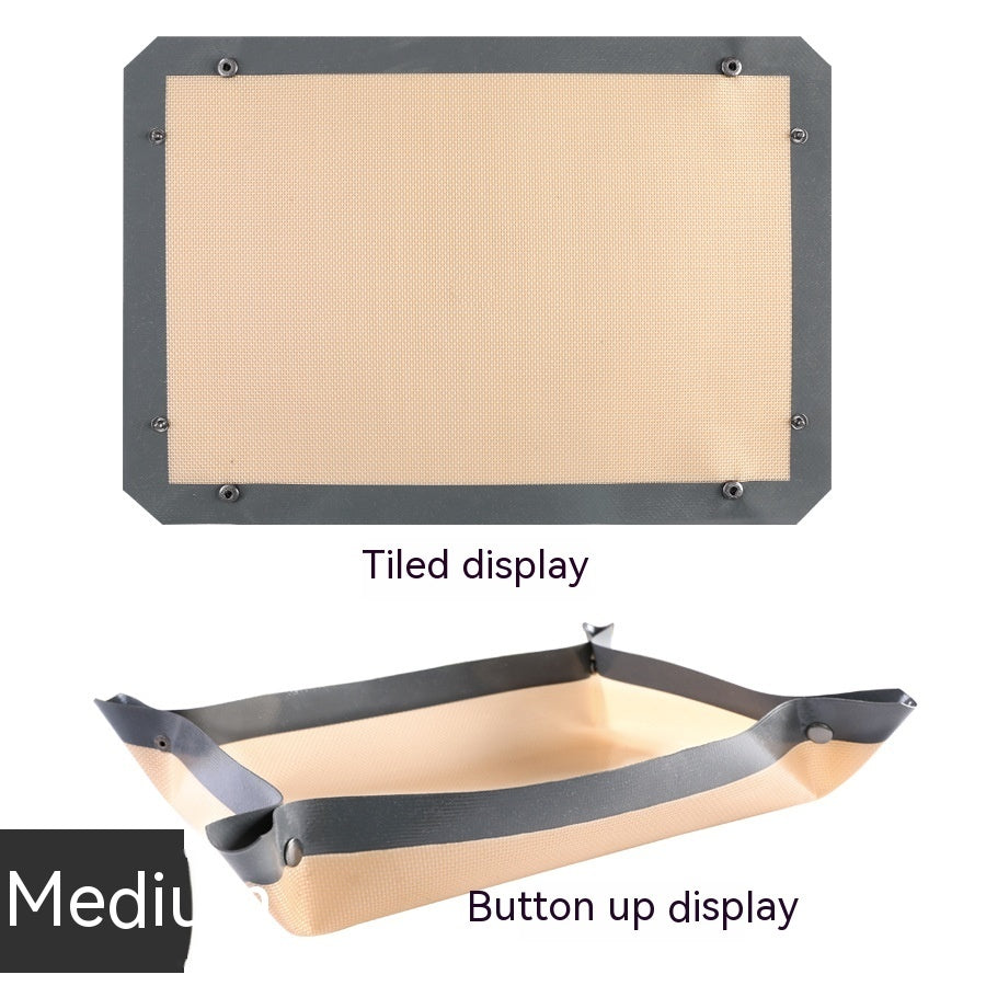 Thick Fiber Baking Pan Mat Silica Gel Pad Baking Tool Pi-Mart