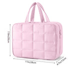 Travel toilet bag, with jewelry storage bag, hanging toilet bag, fluffy cosmetic bag, storage bag travel bag, makeup bag with compartments, - SJB-DIAMOND ELITES