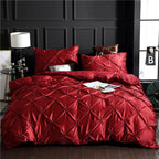 Three-piece Solid Color Bed Sheet Duvet Cover Pi-Mart