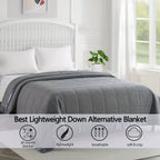 1pc Cooling Quilt For Hot Sleepers Breathable Soft Keep Cool Summer Blanket For Bed Couch Sofa Down Alternative Filling Lootquake LLC
