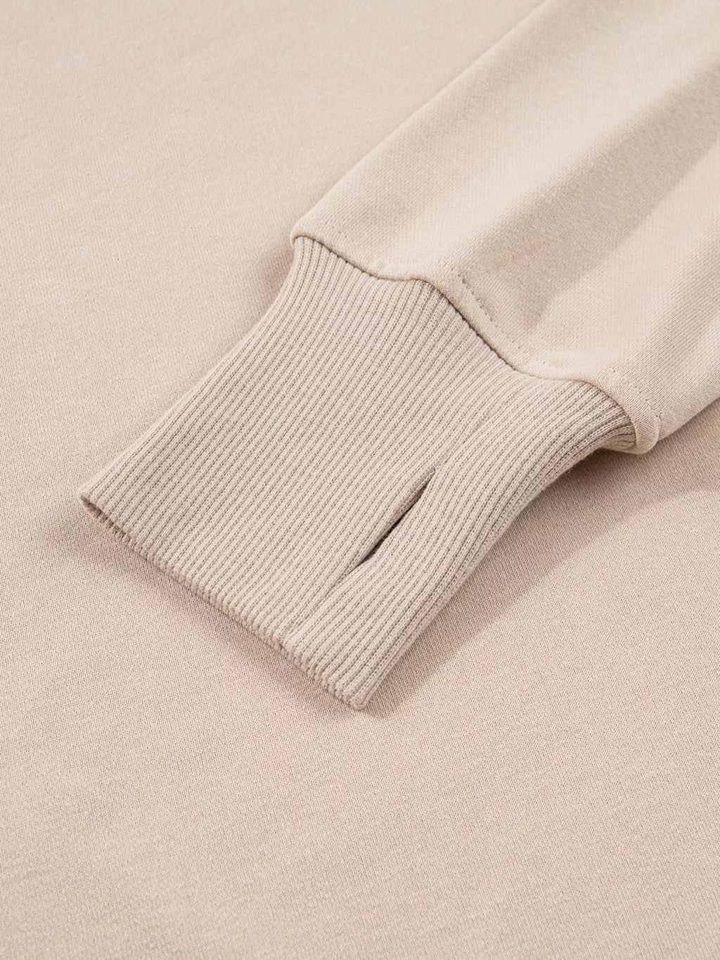 Oversized Slit Sweatshirt and Ribbed Leggings 2pcs Set THRIXINE